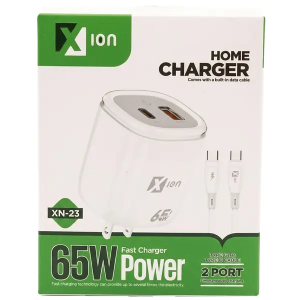 Cargador Con Cable Pd/Pd 65w Lámpara