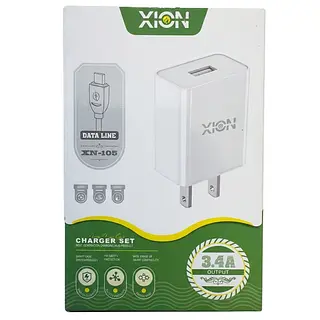 Cargador Con Cable Usb/V8 3.4 Amp