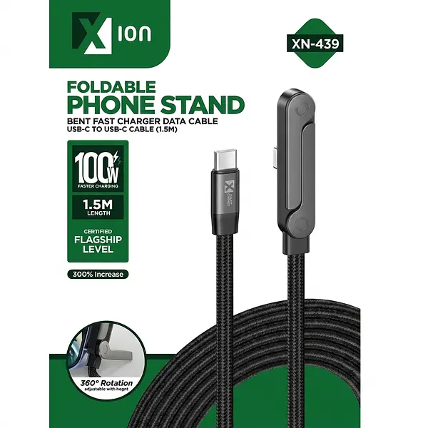 Cable De Datos Xn-439: Carga De 100w Con Soporte Para T