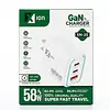 Cargador Gan Xn-25: Potencia De 58w Con Triple Puerto